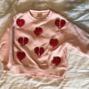 SUPER COOL ❤️ ZARA GIRLS CANDY HEART SWEATER